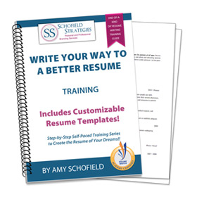 Write Your Way to a Better Resume Training